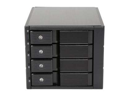 Athena Power BP-TLA3141SAS12 12 Gbps Mini-SAS HD Hot-Swap SAS / SATA 3.5" HDD Internal Hard Drive Backplane Module - OEM