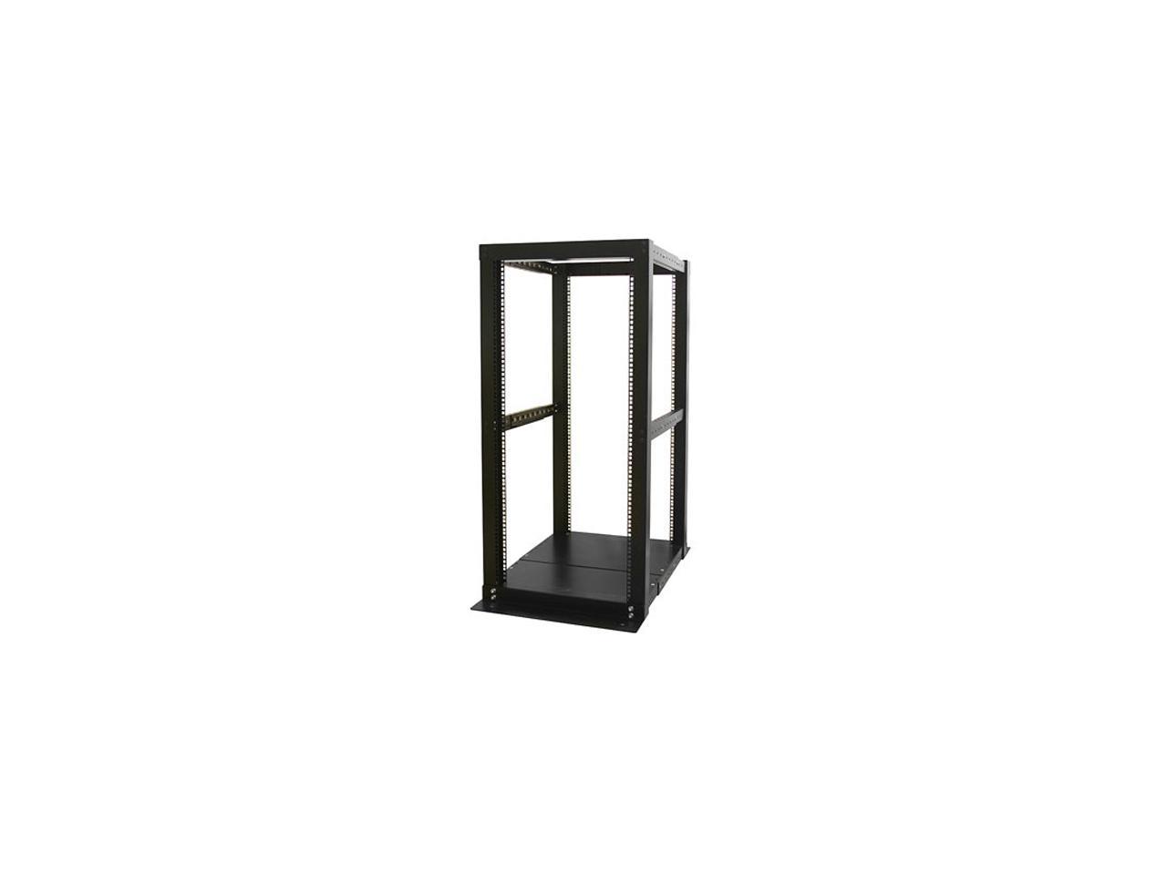StarTech.com 4POSTRACK25 25U 4 Post Server Open Frame Rack