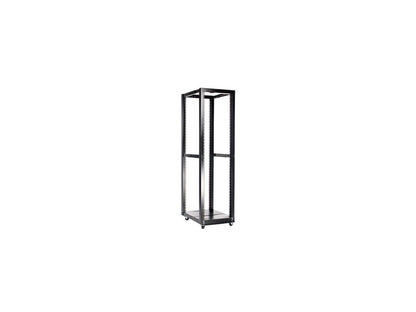 StarTech.com 4POSTRACKBK 42U Adjustable 4 Post Open Server Equipment Rack Cabinet - 42U Open Frame Rack Server Cabinet - Four Post Rack