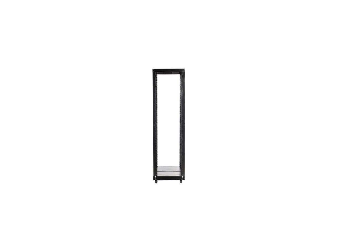 StarTech.com 4POSTRACKBK 42U Adjustable 4 Post Open Server Equipment Rack Cabinet - 42U Open Frame Rack Server Cabinet - Four Post Rack