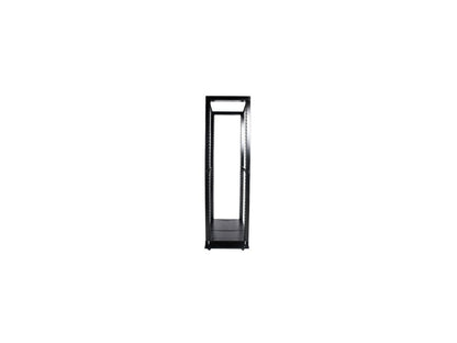 StarTech.com 4POSTRACKBK 42U Adjustable 4 Post Open Server Equipment Rack Cabinet - 42U Open Frame Rack Server Cabinet - Four Post Rack