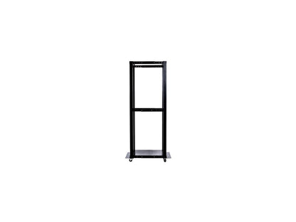 StarTech.com 4POSTRACKBK 42U Adjustable 4 Post Open Server Equipment Rack Cabinet - 42U Open Frame Rack Server Cabinet - Four Post Rack