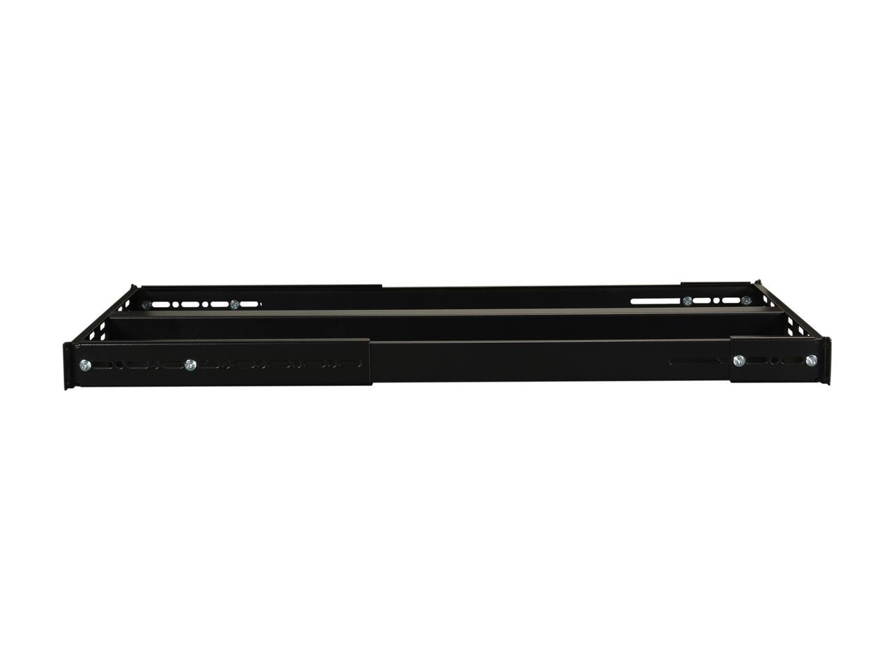 StarTech.com ADJSHELF 1U Adjustable Mounting Depth Vented Rack Mount Shelf - 175 lbs / 80 kg - Fixed Server Rack Shelf