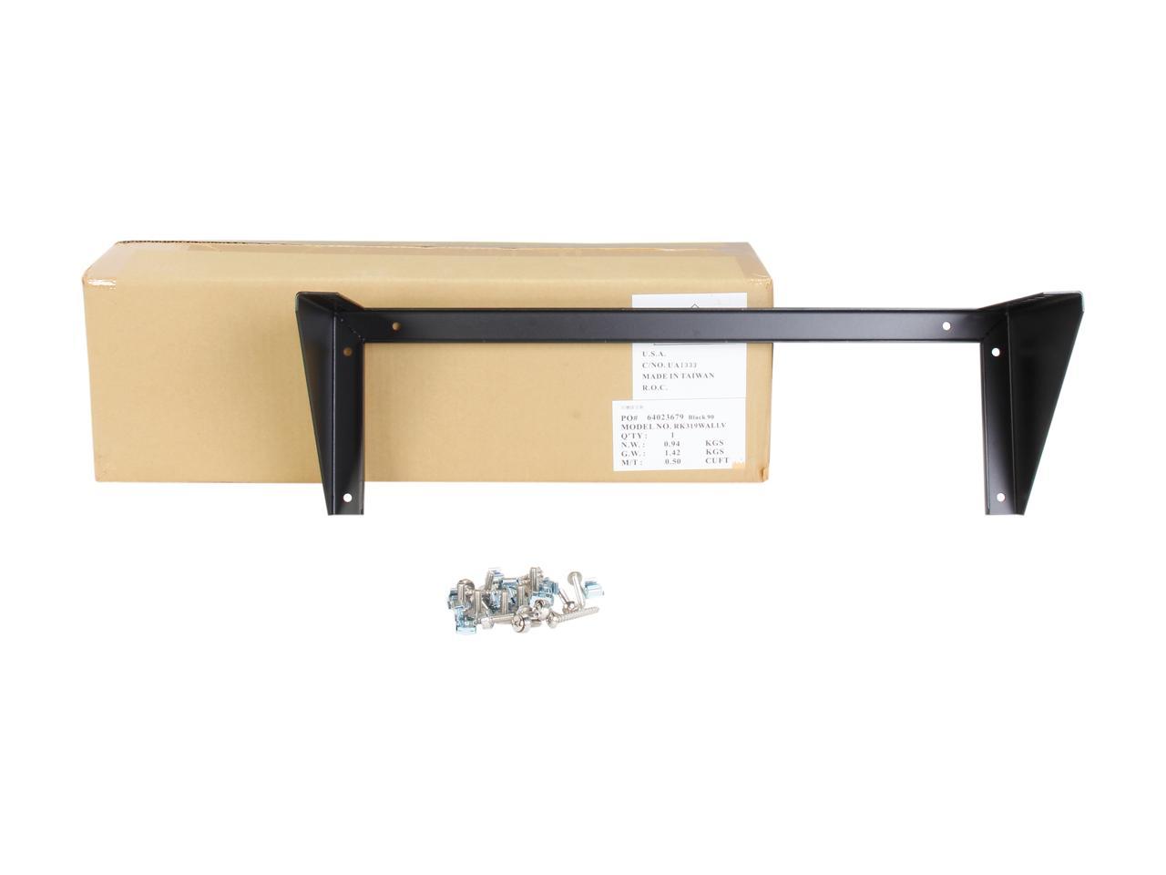 StarTech.com RK319WALLV 19 in Steel Vertical Wall Mount Equipment Rack Bracket - Wall Mount Rack - 3U