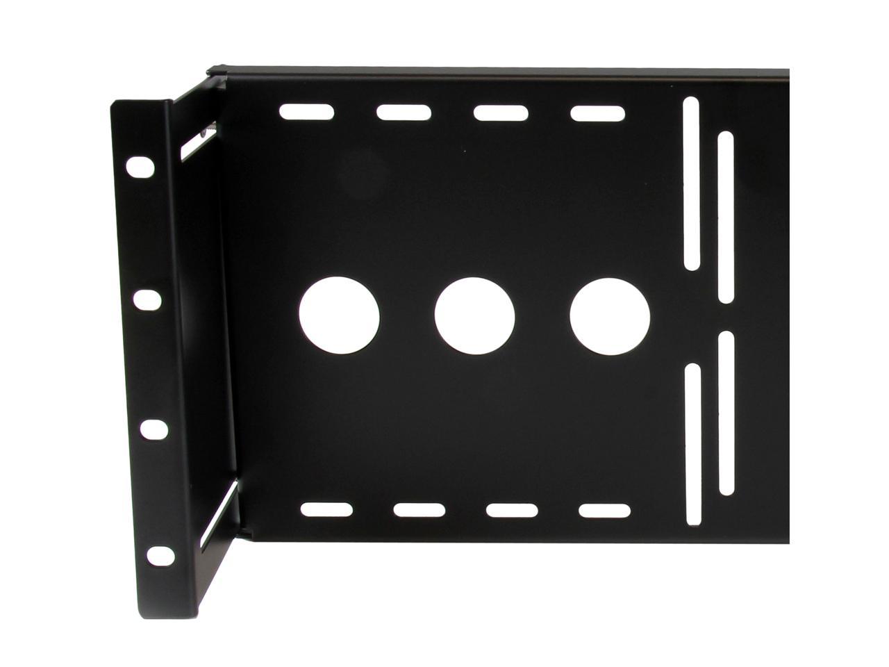 StarTech.com RKLCDBK 4U Universal VESA LCD Monitor Mounting Bracket for 19in Rack or Cabinet