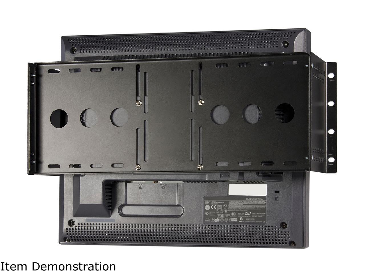 StarTech.com RKLCDBK 4U Universal VESA LCD Monitor Mounting Bracket for 19in Rack or Cabinet