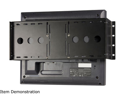StarTech.com RKLCDBK 4U Universal VESA LCD Monitor Mounting Bracket for 19in Rack or Cabinet