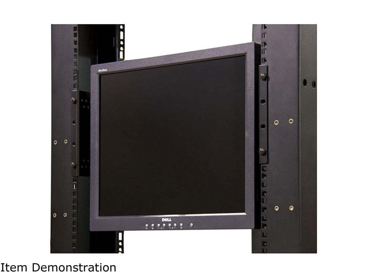 StarTech.com RKLCDBK 4U Universal VESA LCD Monitor Mounting Bracket for 19in Rack or Cabinet