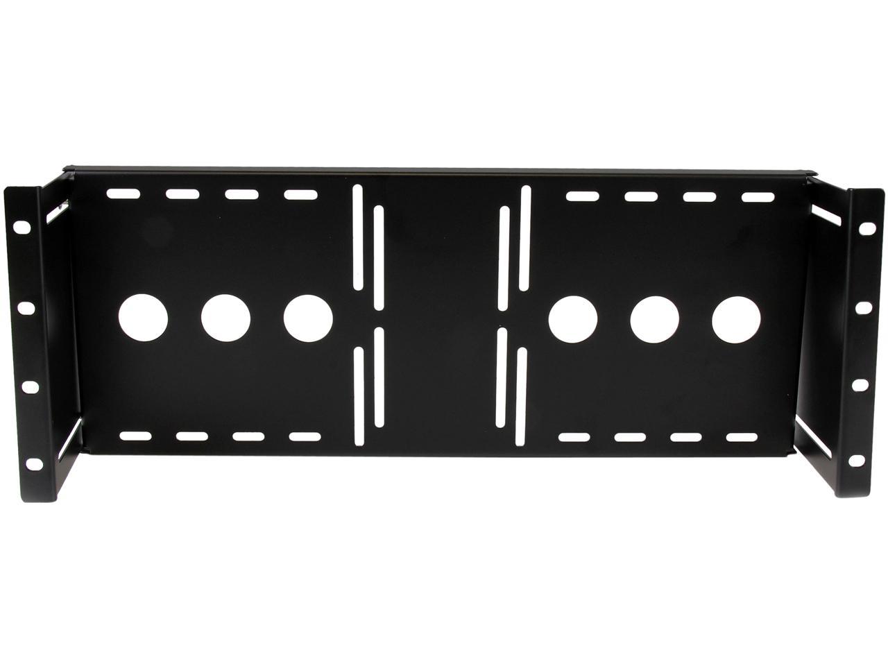 StarTech.com RKLCDBK 4U Universal VESA LCD Monitor Mounting Bracket for 19in Rack or Cabinet