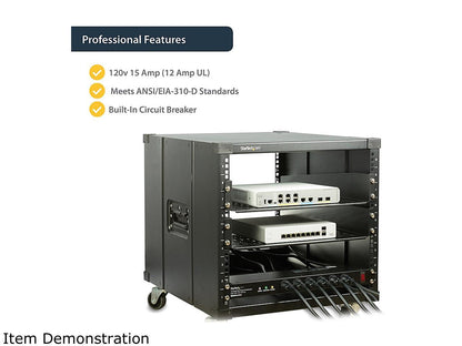 StarTech.com RKPW161915A 19in 1U Rackmount 16 Outlet PDU Power Distribution Unit 125V 15A (12A UL)