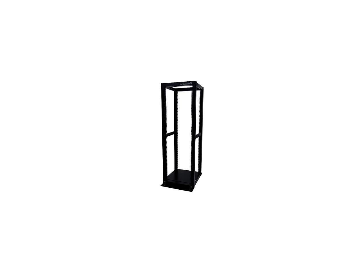 StarTech.com 4POSTRACK36 36U Adjustable 4 Post Server Equipment Open Frame Rack Cabinet