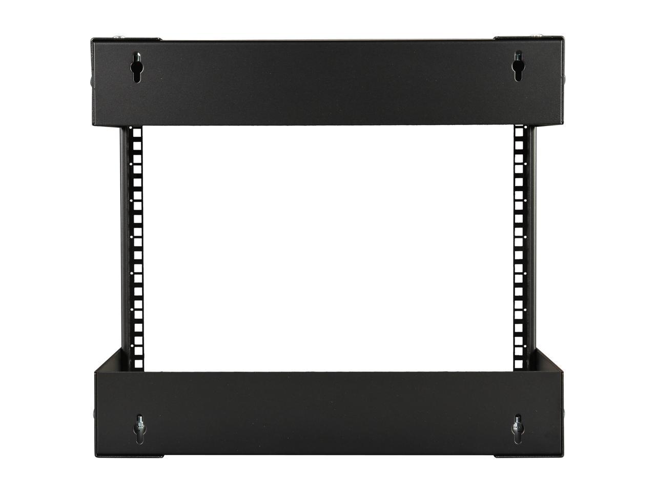 StarTech.com RK812WALLOA 8U Open Frame Wall Mount Equipment Rack - Adjustable Depth
