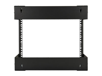 StarTech.com RK812WALLOA 8U Open Frame Wall Mount Equipment Rack - Adjustable Depth