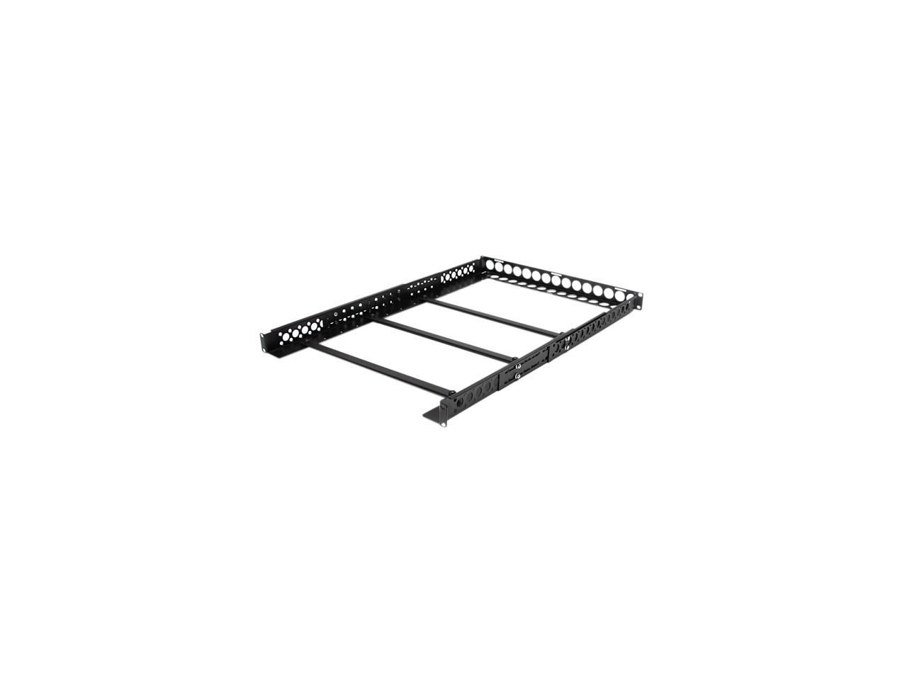 StarTech.com UNIRAILS1U 1U Fixed 19" Adjustable Depth Universal Server Rack Rails