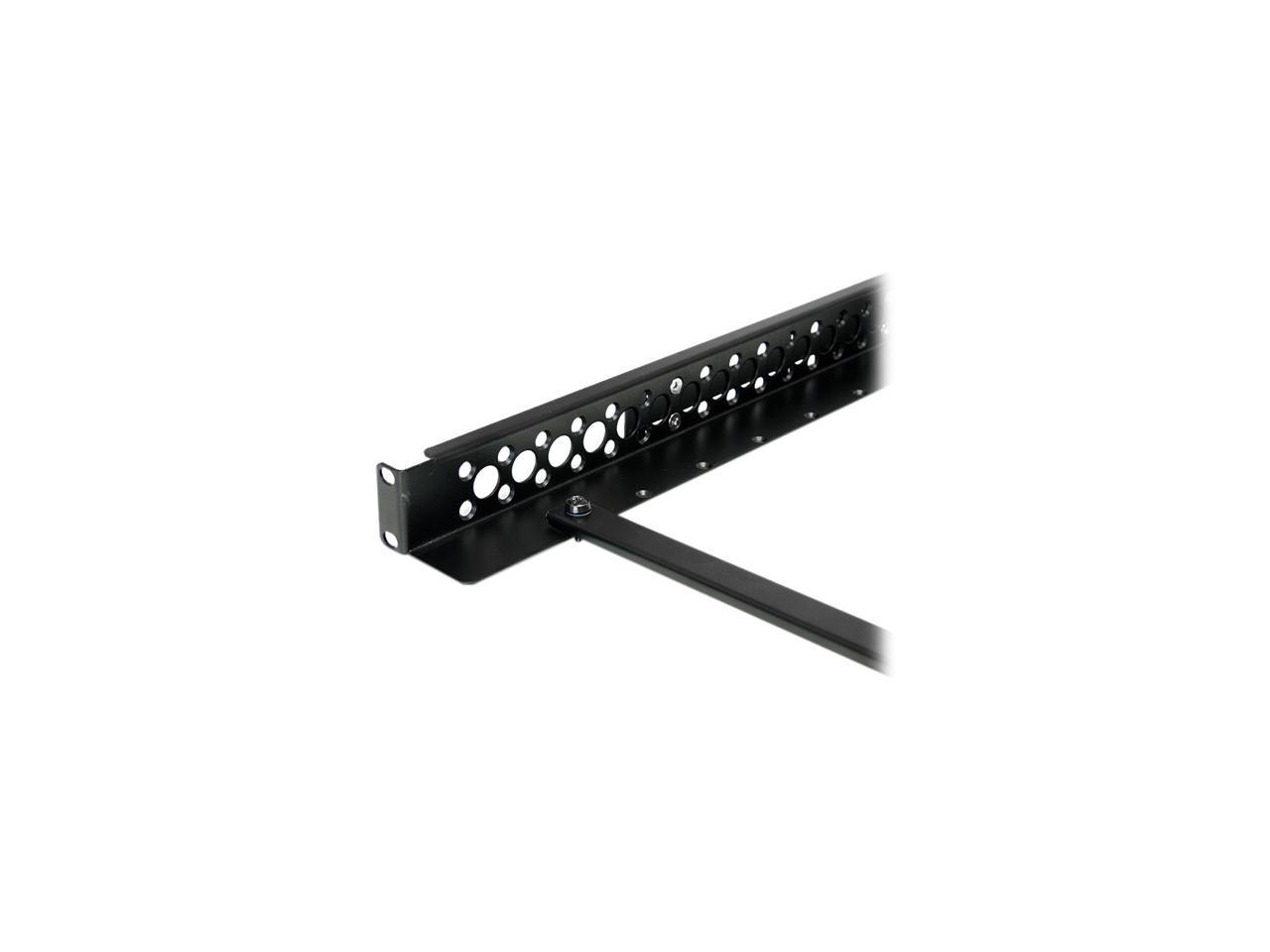 StarTech.com UNIRAILS1U 1U Fixed 19" Adjustable Depth Universal Server Rack Rails