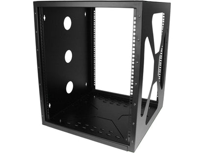 StarTech.com RK1219SIDEM 12U 19in Wall Mount Side Mount Open Frame Rack Cabinet