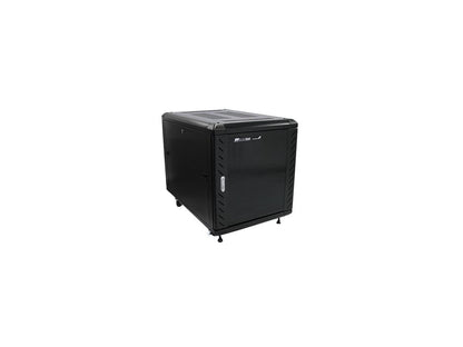 StarTech.com RK1236BKF Portable Server Rack Cabinet - 12U Server Rack - 36 in - with Glass Door - Network Cabinet - Rolling Server Rack with Casters