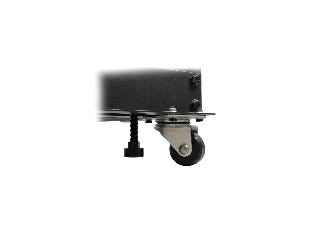 StarTech.com 4POSTRACK42 42U Adjustable Depth Open Frame 4 Post Server Rack Cabinet - Flat Pack w/ Casters, Levelers and Cable Management Hooks