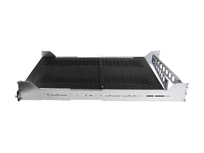 StarTech.com 2U Vented Sliding Rack Shelf w/ Cable Management Arm & Adjustable Mounting Depth - 125lbs / 56.7kg