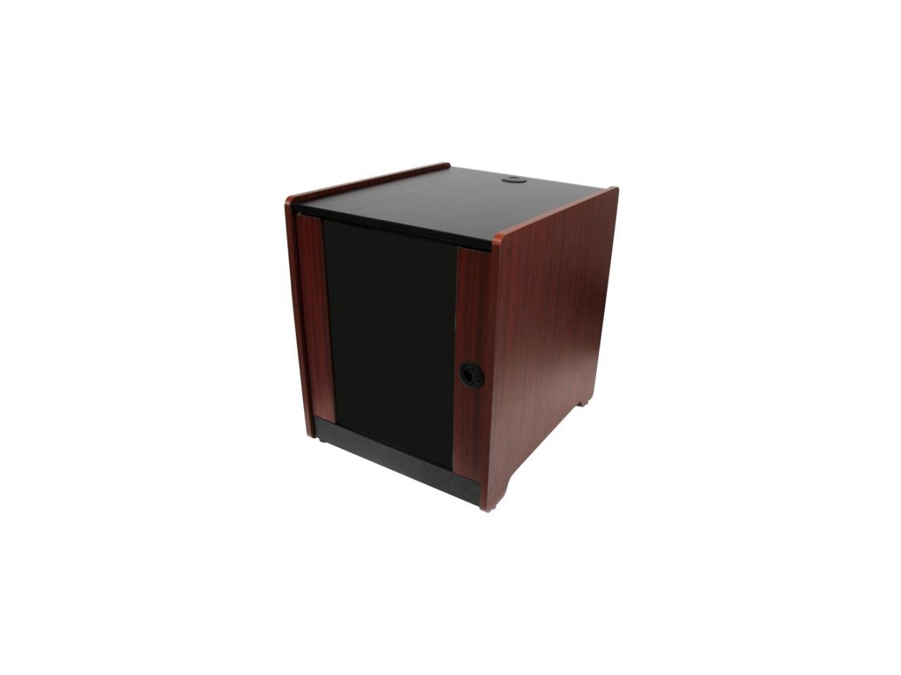 StarTech.com RKWOODCAB12 12U Rack Enclosure Server Cabinet - 20.6 in. Deep - Wood Finish - Flat Pack