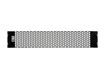 StarTech RKPNLTL2UV StarTech.com Blanking Panel - 2U - Vented - 19 in - Tool-less - Steel - Black - TAA Compliant - Blank Rack Panel - Filler Panel