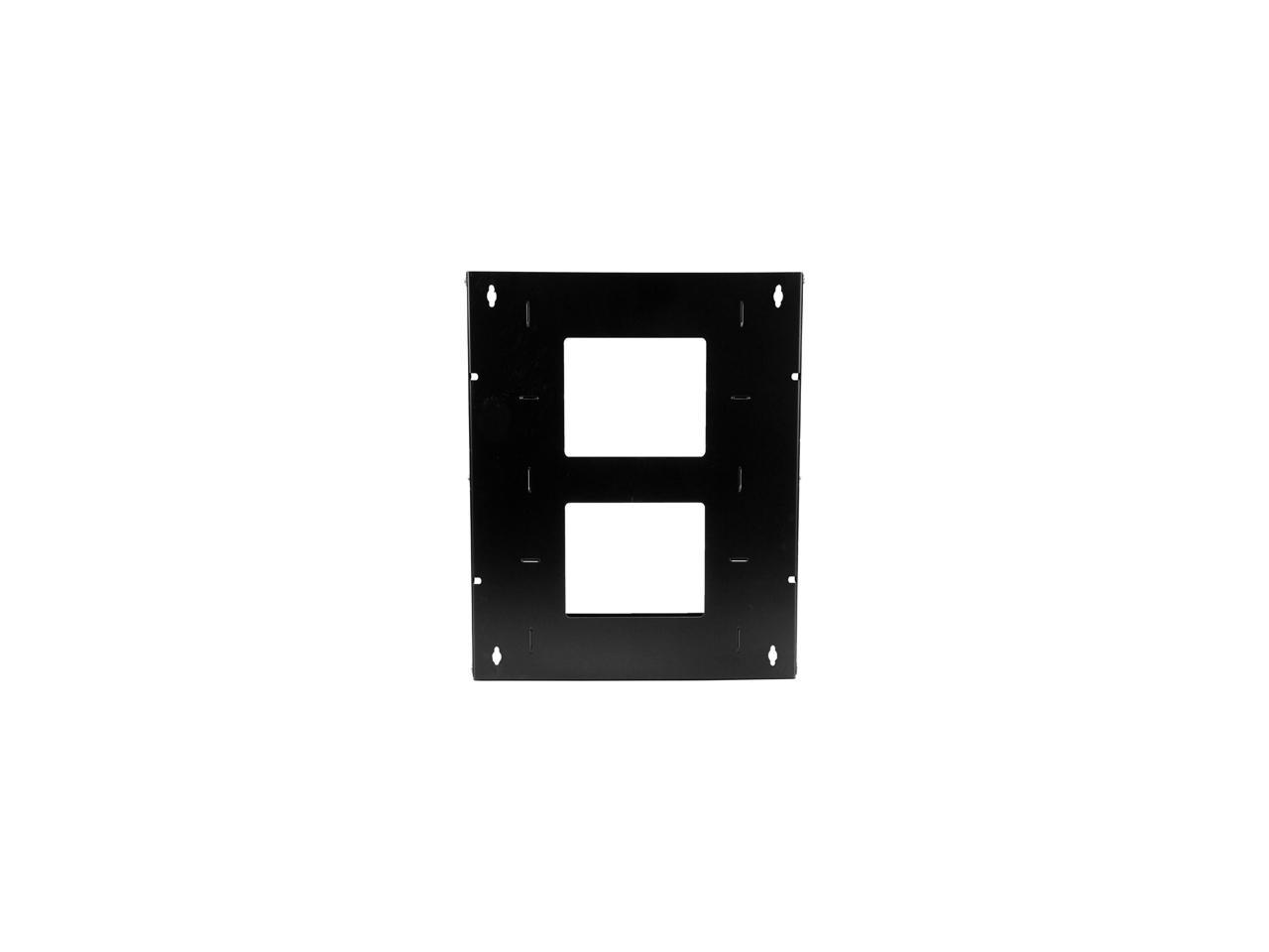 StarTech.com 8U Wall-Mount Server Rack with Built-in Shelf - Solid Steel - Adjustable Depth 12in to 18in
