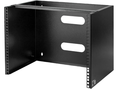 StarTech.com WALLMOUNT8 8U Wall-Mount Bracket for Shallow Rack-Mount Equipment - Solid Steel - 8U