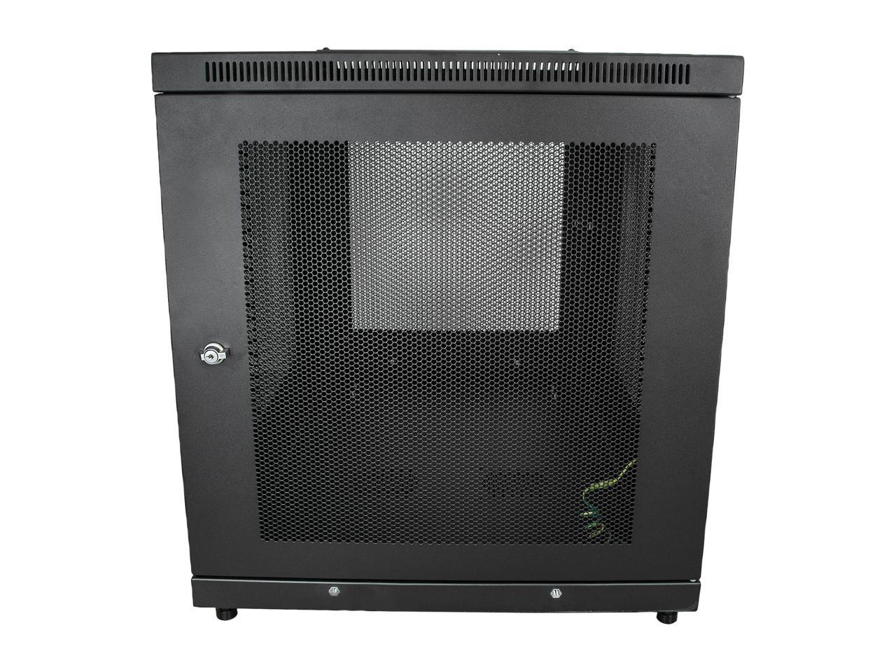 StarTech RK1233BKM StarTech.com Server Rack Cabinet - 12U - 31 in Deep Enclosure - Network Cabinet - Rack Enclosure Server Cabinet - Data Cabinet