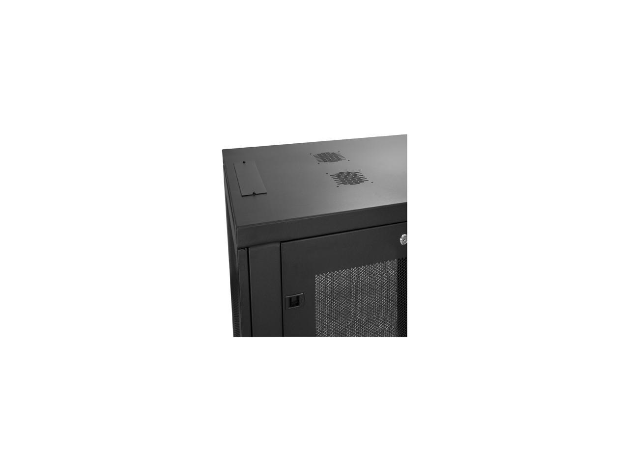 StarTech RK1833BKM StarTech.com Server Rack Cabinet - 18U - 31 in Deep Enclosure - Network Cabinet - Rack Enclosure Server Cabinet - Data Cabinet