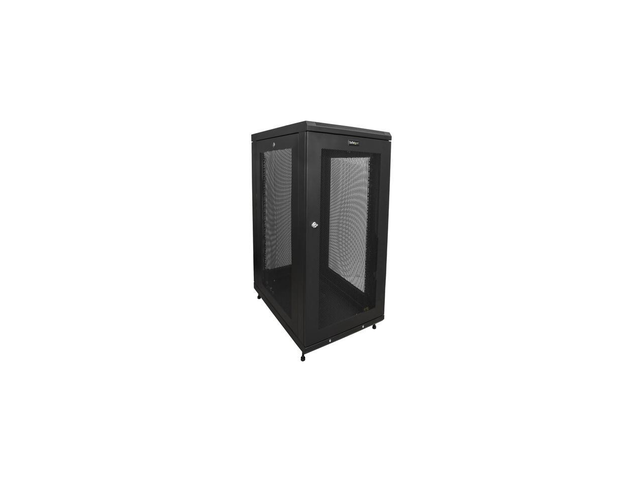 StarTech RK1833BKM StarTech.com Server Rack Cabinet - 18U - 31 in Deep Enclosure - Network Cabinet - Rack Enclosure Server Cabinet - Data Cabinet