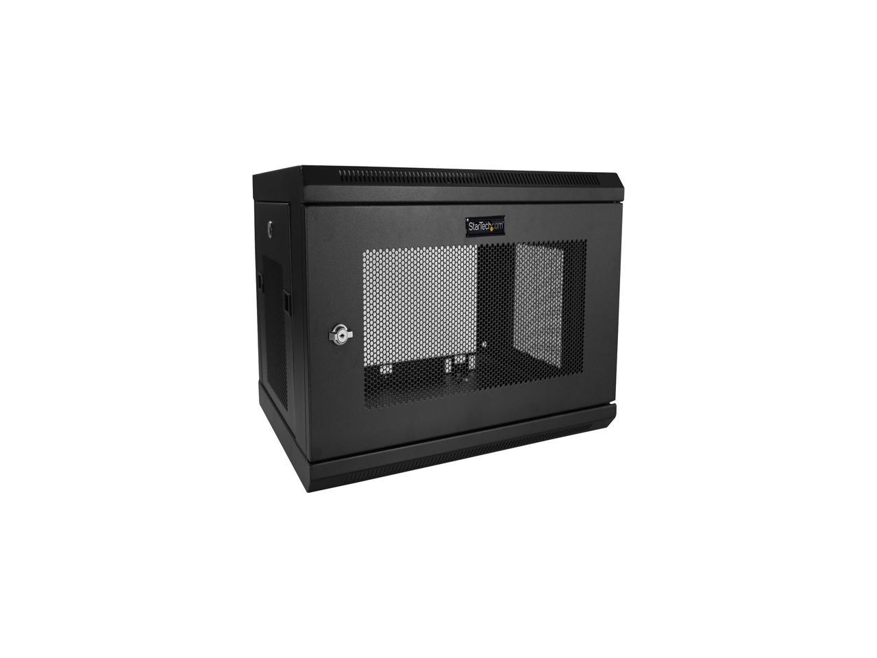 StarTech.com RK616WALM Wall Mount Server Rack Cabinet - 6U Rack - 14.8" Deep - Network Cabinet - Server Enclosure - Network Enclosure - 6U Case