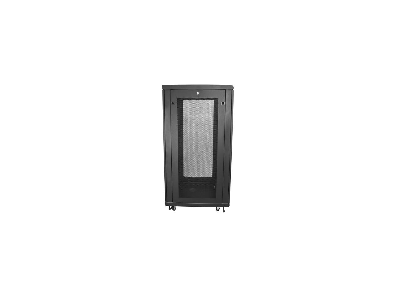 StarTech RK2433BKM StarTech.com Server Rack Cabinet - 24U - 31 in Deep Enclosure - Network Cabinet - Rack Enclosure Server Cabinet - Data Cabinet