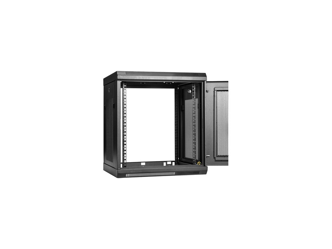 StarTech.com RK920WALM Wall Mount Server Rack Cabinet - 9U Rack - 20.8" Deep - Network Rack - Server Cabinet - Wall Mount Rack