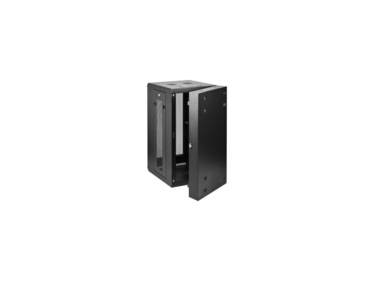 StarTech.com RK1520WALHM Wall Mount Server Rack Cabinet - 15U Rack - 20 In Deep - Hinged Enclosure - Wall Mount Rack - Server Cabinet