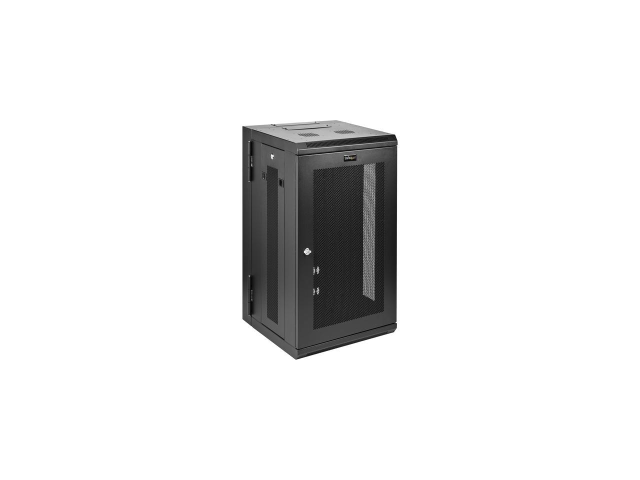 StarTech.com RK1520WALHM Wall Mount Server Rack Cabinet - 15U Rack - 20 In Deep - Hinged Enclosure - Wall Mount Rack - Server Cabinet