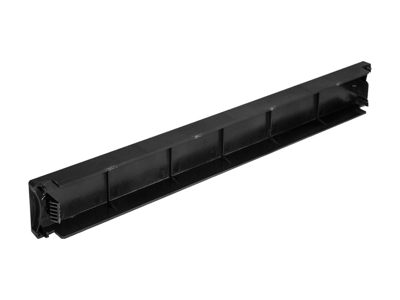 StarTech.com Blanking Panel - 10 Pack - 1U - 19 in - Steel - Black - Blank Rack Panel - Filler Panel - Rack Mount Panel