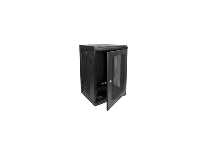 StarTech.com RK1224WALHM Wall Mount Server Rack Cabinet - 12U Rack - 24 In Deep - Hinged Enclosure - Wall Mount Rack - Server Cabinet