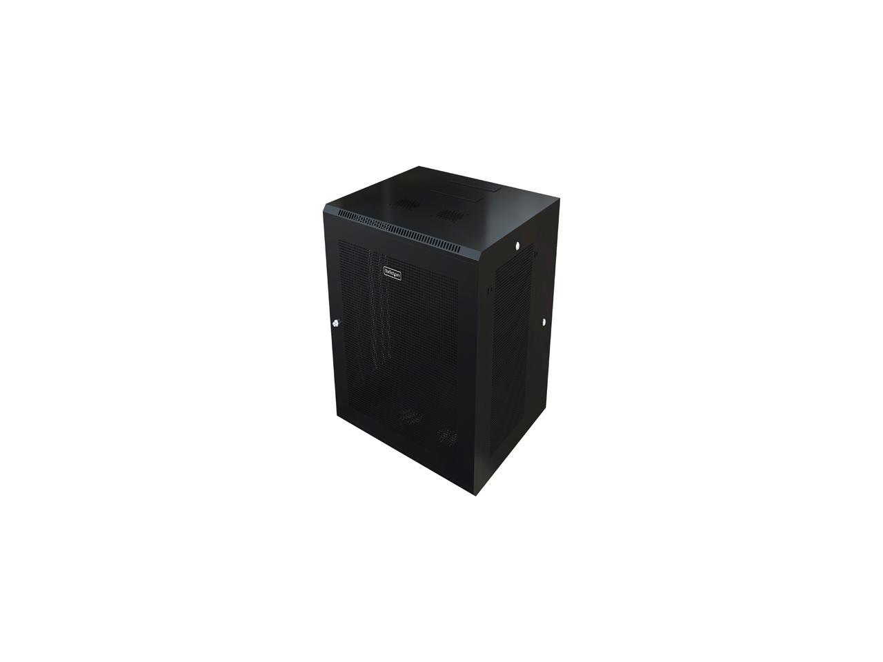 StarTech.com RK1224WALHM Wall Mount Server Rack Cabinet - 12U Rack - 24 In Deep - Hinged Enclosure - Wall Mount Rack - Server Cabinet