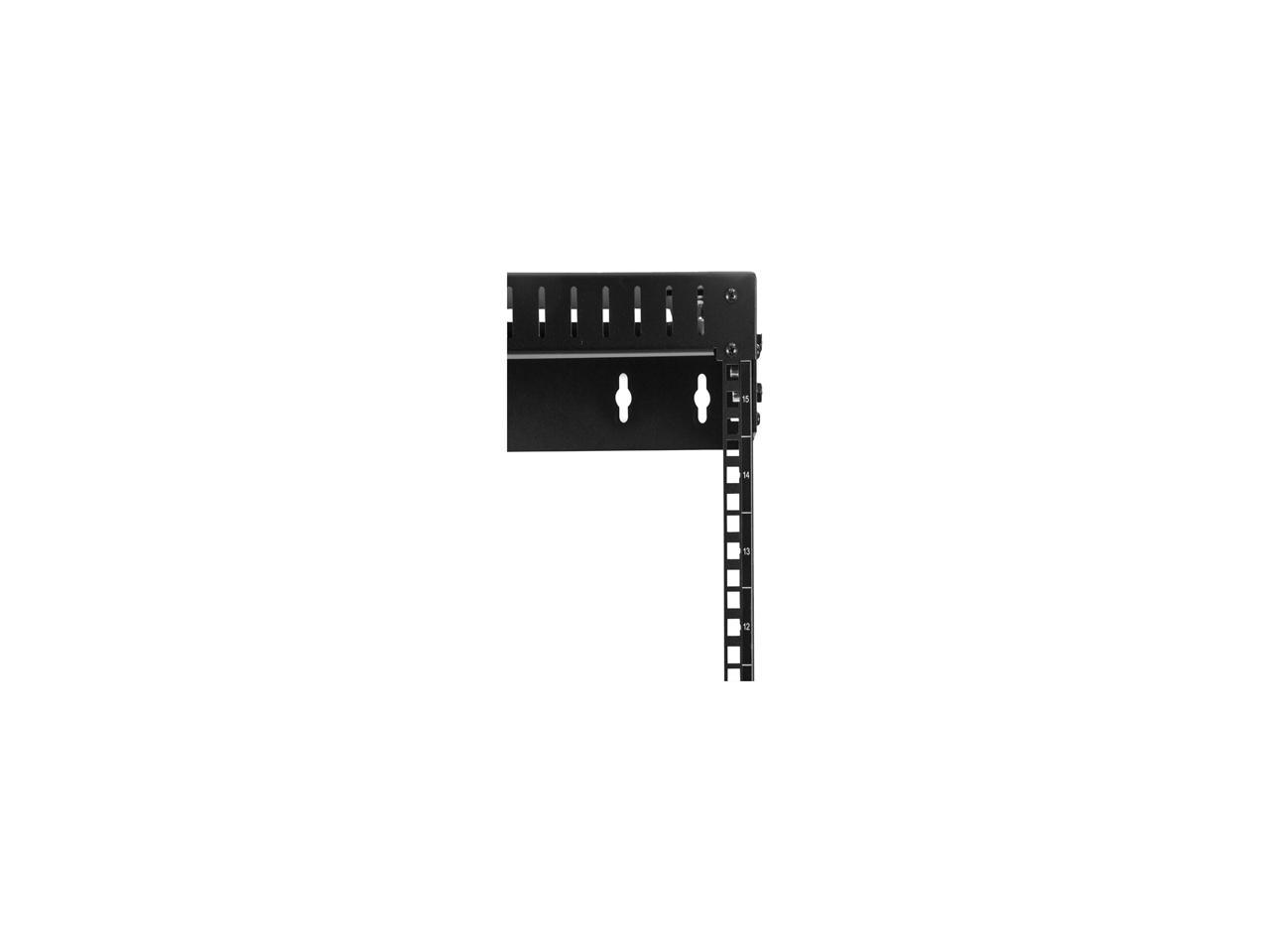 StarTech.com RK15WALLOA Wall Mount Server Rack - 15U Rack - 12- 20 in Adjustable Depth - Open Frame - Network Rack - Computer Rack - Equipment Rack