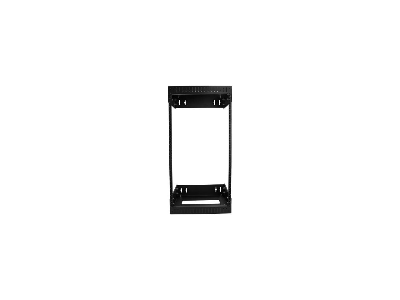 StarTech.com RK15WALLOA Wall Mount Server Rack - 15U Rack - 12- 20 in Adjustable Depth - Open Frame - Network Rack - Computer Rack - Equipment Rack