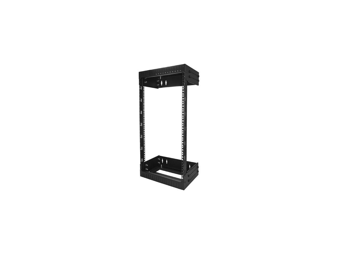 StarTech.com RK15WALLOA Wall Mount Server Rack - 15U Rack - 12- 20 in Adjustable Depth - Open Frame - Network Rack - Computer Rack - Equipment Rack