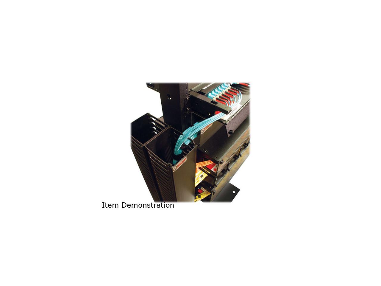 C2G 03746 2u (3.5in) Horizontal Cable Management Panel