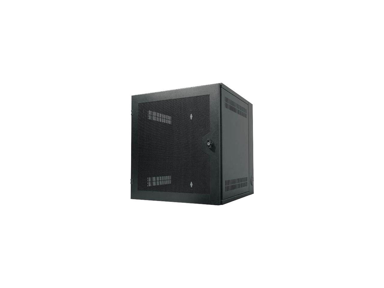 APC AR100HD 13U NetShelter WX w/Threaded Hole Vertical Mounting Rail Vented Front Door Black
