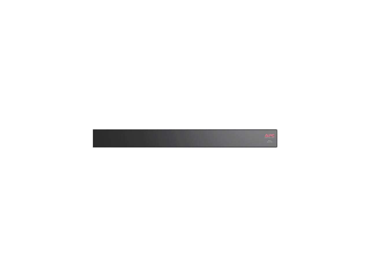 APC Rack Mount PDU, Basic 208V/30A, (4) Outlets, 1U Horizontal Rackmount (AP9570)
