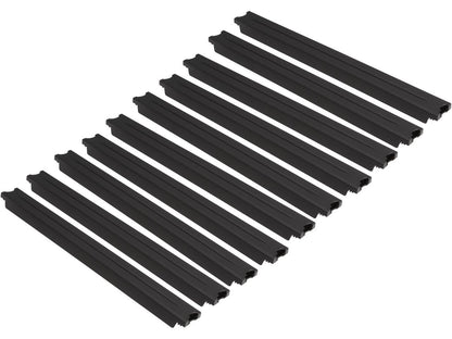 APC AR8136BLK 1U 19" Black Modular Toolless Airflow Management Blanking Panel - Qty 10