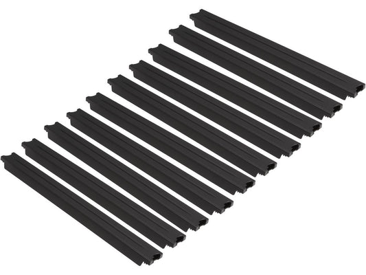 APC AR8136BLK 1U 19" Black Modular Toolless Airflow Management Blanking Panel - Qty 10
