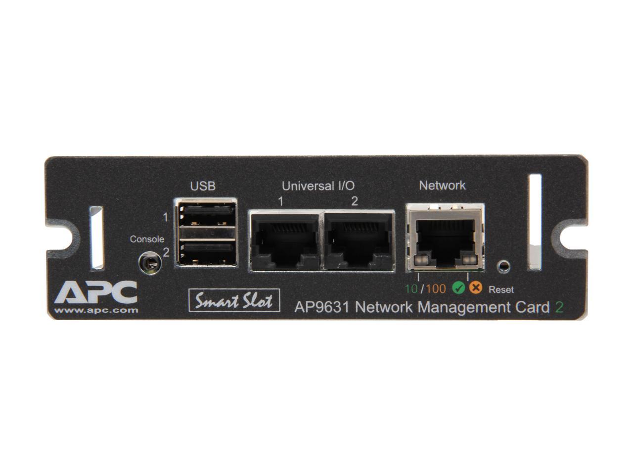 APC AP9631 UPS Network Management Card 2 with Environmental Monitoring