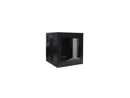 Tripp Lite 12U Wall-Mount Rack Enclosure Cabinet with Clear Acrylic Window, Hinged Back, Switch-Depth (SRW12USG)