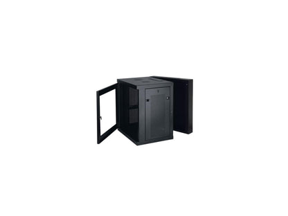Tripp Lite 12U Wall-Mount Rack Enclosure Cabinet with Clear Acrylic Window, Hinged Back, Switch-Depth (SRW12USG)