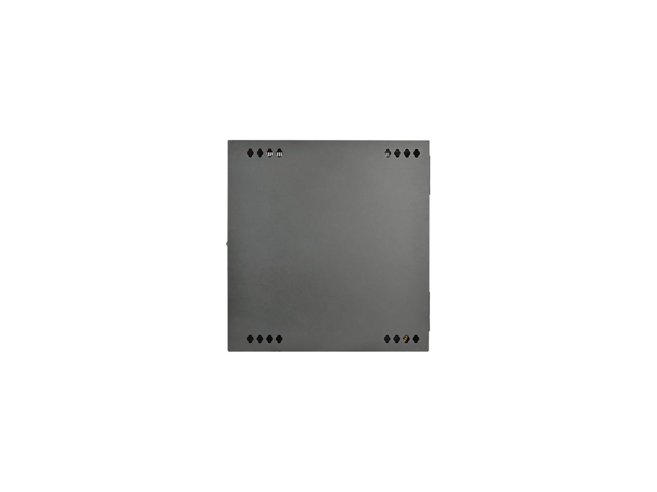 Tripp Lite 10U Wall-Mount Rack Enclosure Cabinet, Hinged Back, Low-Profile Switch-Depth (SRW10US)